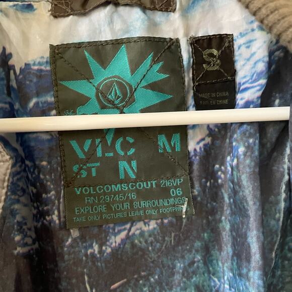 Volcom bomber jacket olive - Picture 4 of 6